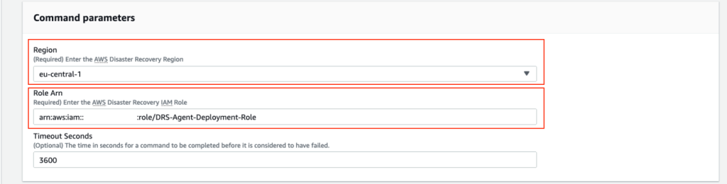 Systems Manager Custom document input attributes