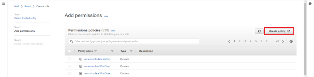 add permission to the role