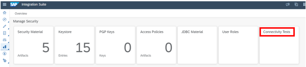Choose Connectivity Tests