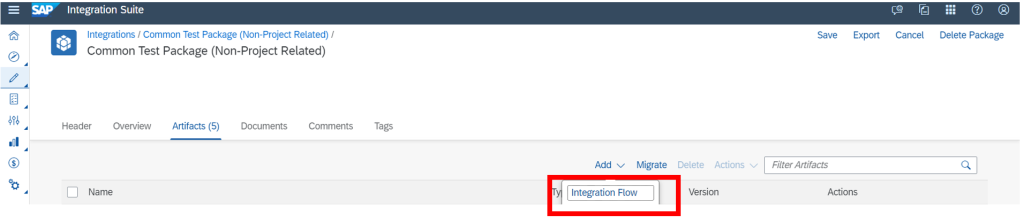 Create a new Integration Flow