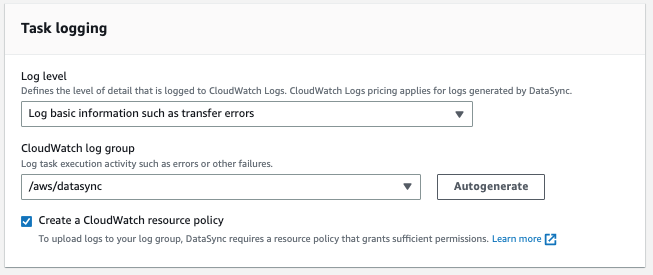 Figure 9: Task logging image