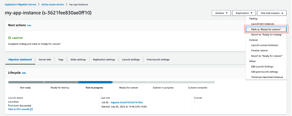 GCP AWS next action launched