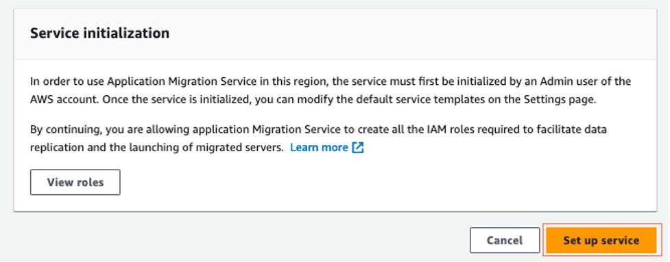GCP AWS service initialization 