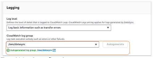 Logging configuration