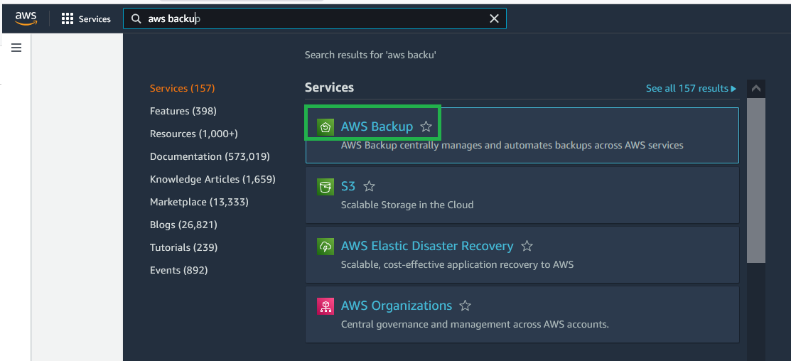 AWS Backup