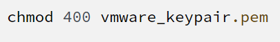 Figure 2.3: Setting permission of the private key file