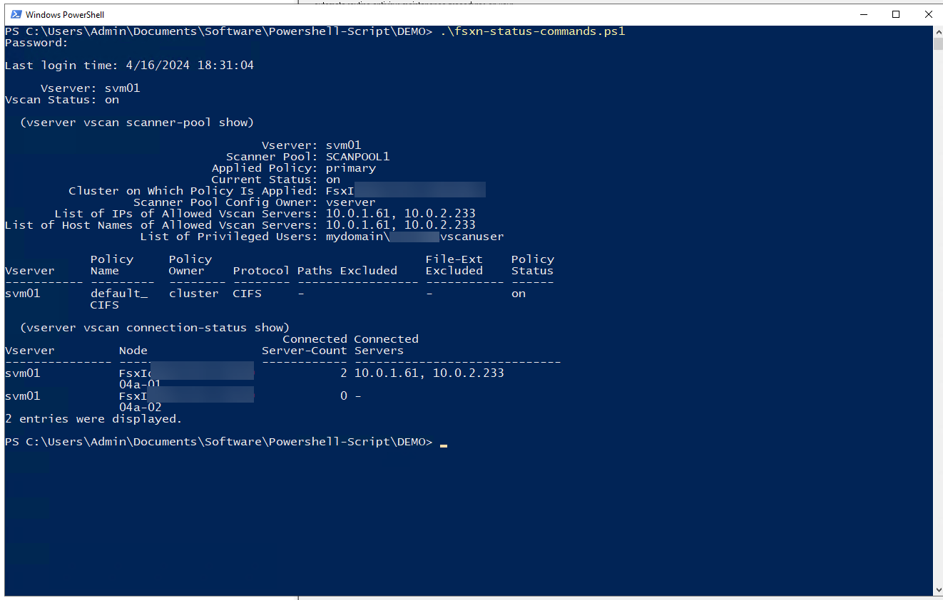 powershell output 3