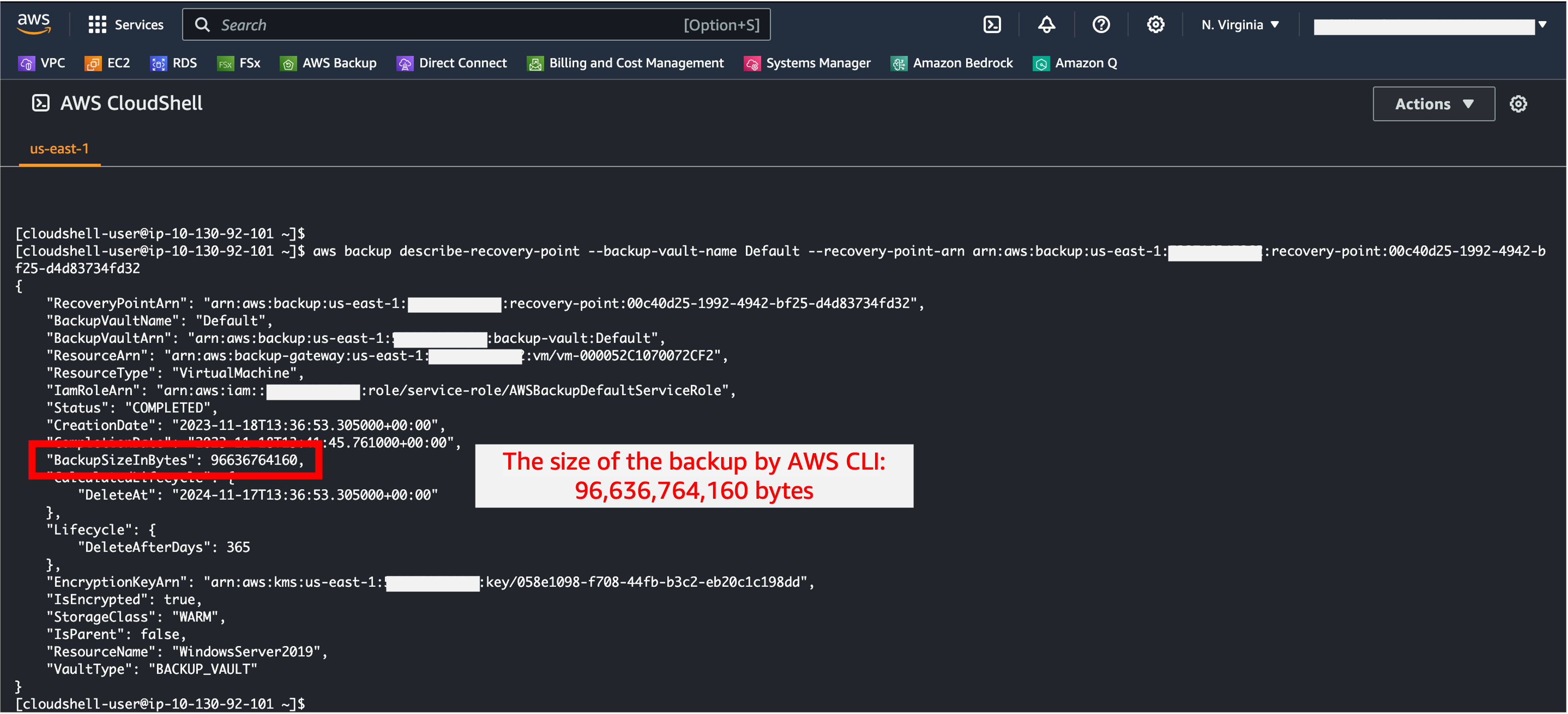 4. AWS Backup_AWS CLI