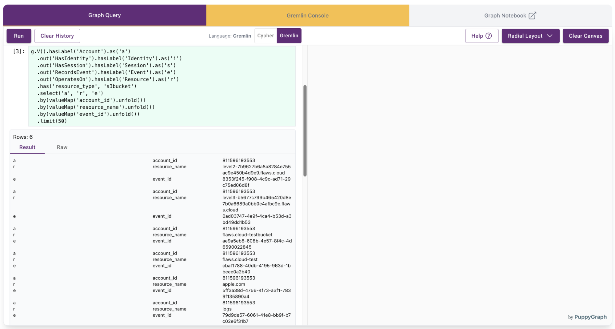 ec2 instance multi hop query results