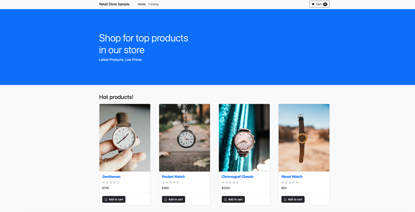 Restored retail store application