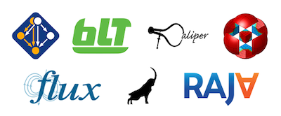 Various logos for the RADIUSS projects.