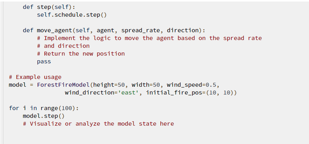 Figure 4 Example of an LLM output that provides spots which require iterative prompts to fill in missing logic or equations.