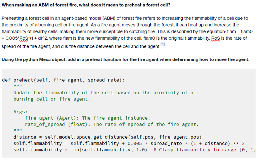 Figure 5 Example iteration about specific portions of the ABM code to improve and insert updates