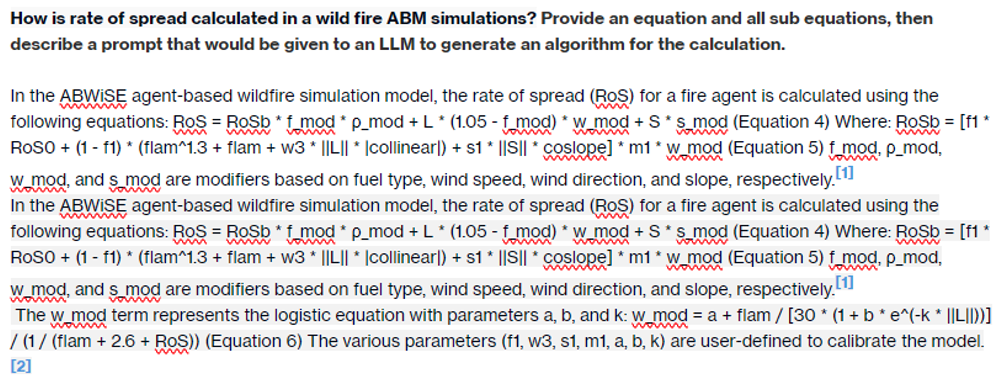 Figure 6 Example discussing probabilistic equations to use with references