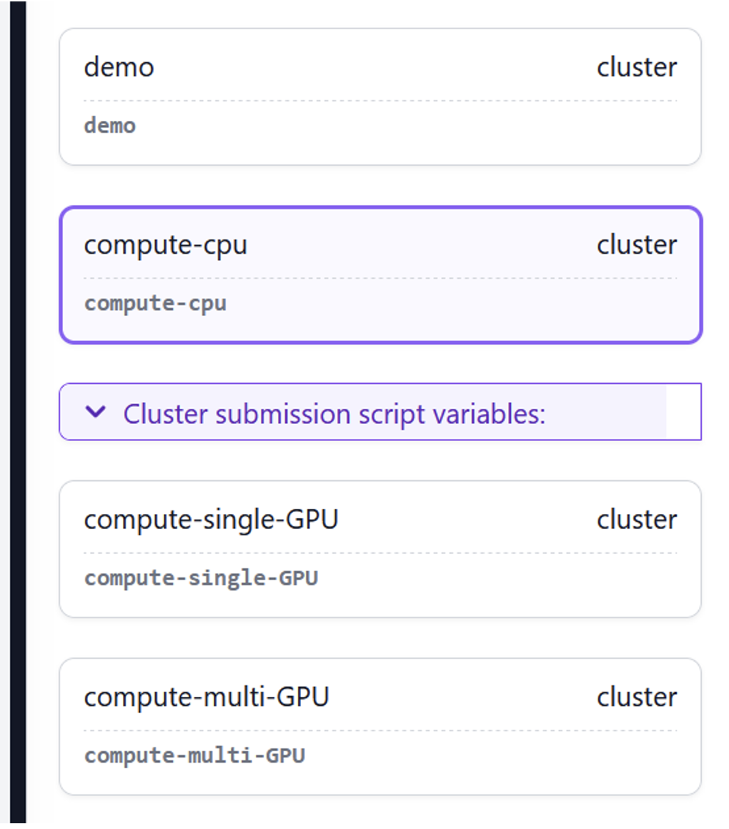 Figure 5: CryoSPARC configured lanes with the same names as PCS queues as part of the installation. Choose compute-cpu for the Import Movies job.