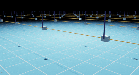 Figure 1 – A video of using NVIDIA Isaac Lab to train cartpoles to balance upright with RL and simulation.