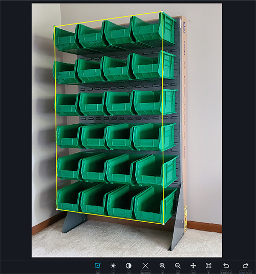Figure 6: The custom Ground Truth UI for the first labeling job