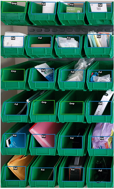 Figure 7: De-skewed image with bounding boxes from the second chained Ground Truth labeling job