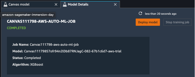 Additional model details, from where to deploy the model