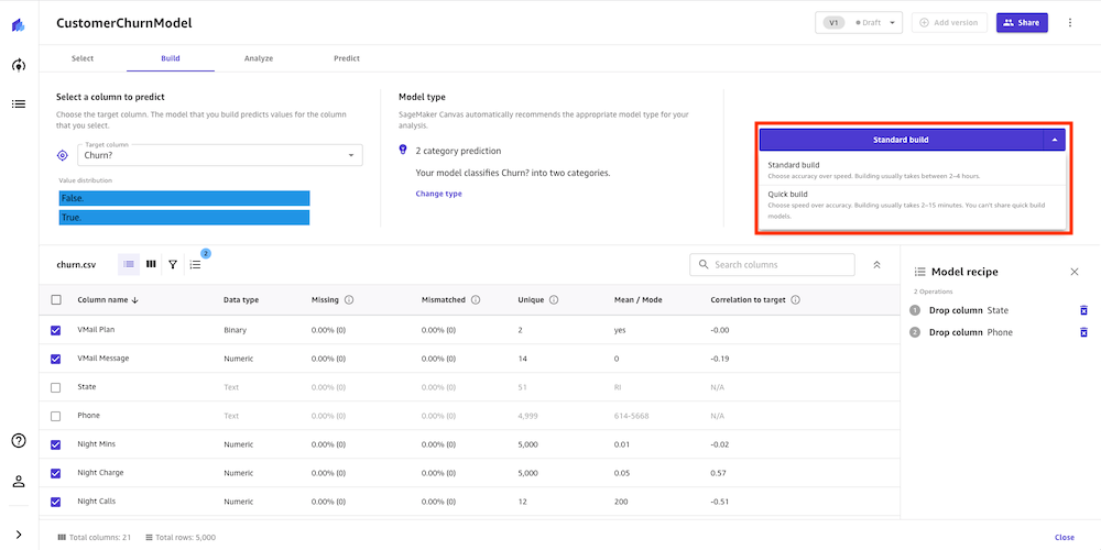 Canvas Standard Build