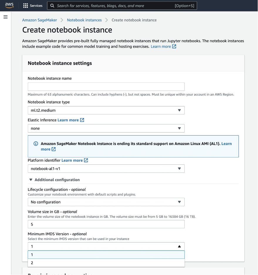 create-notebook-instance-screenshot