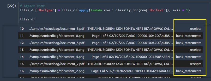 Classify documents with the real-time endpoint