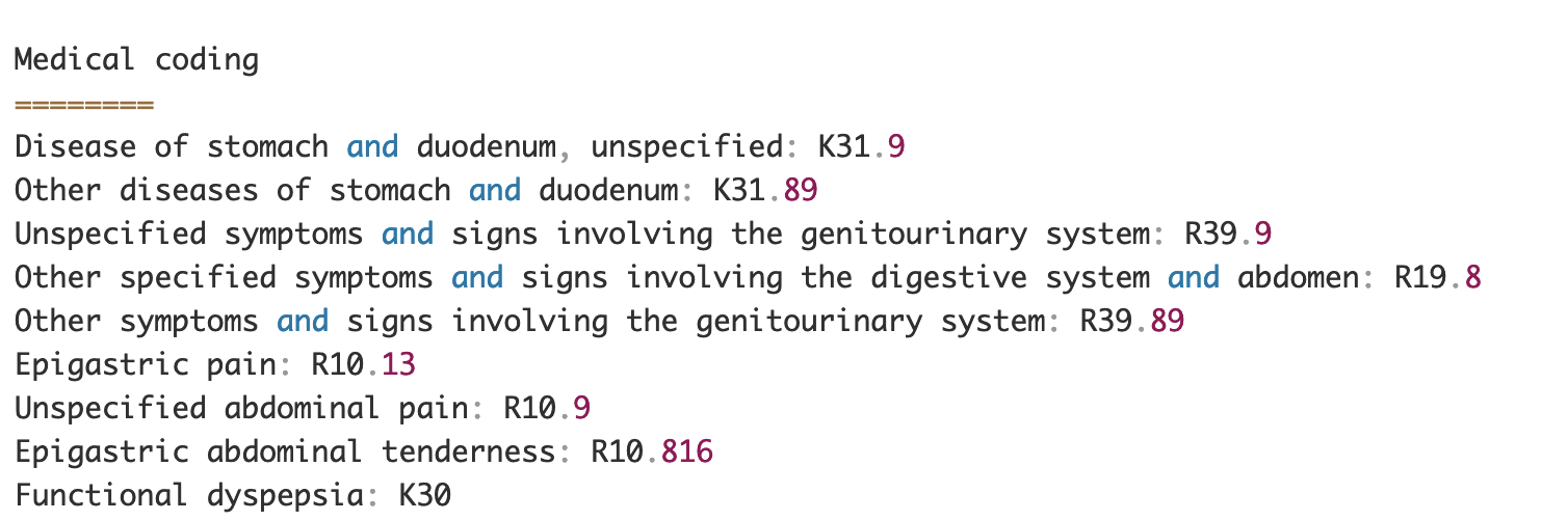 Extract medical information from unstructured medical text