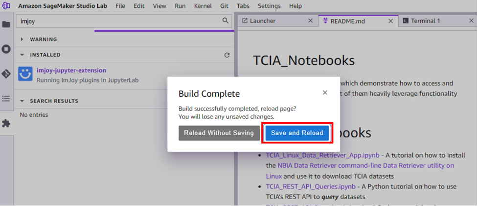 save and reload Jupyter Lab notebook