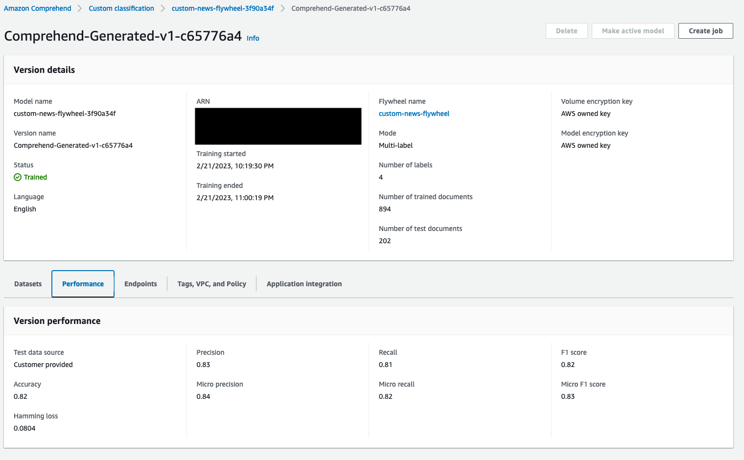 status shows as Completed.