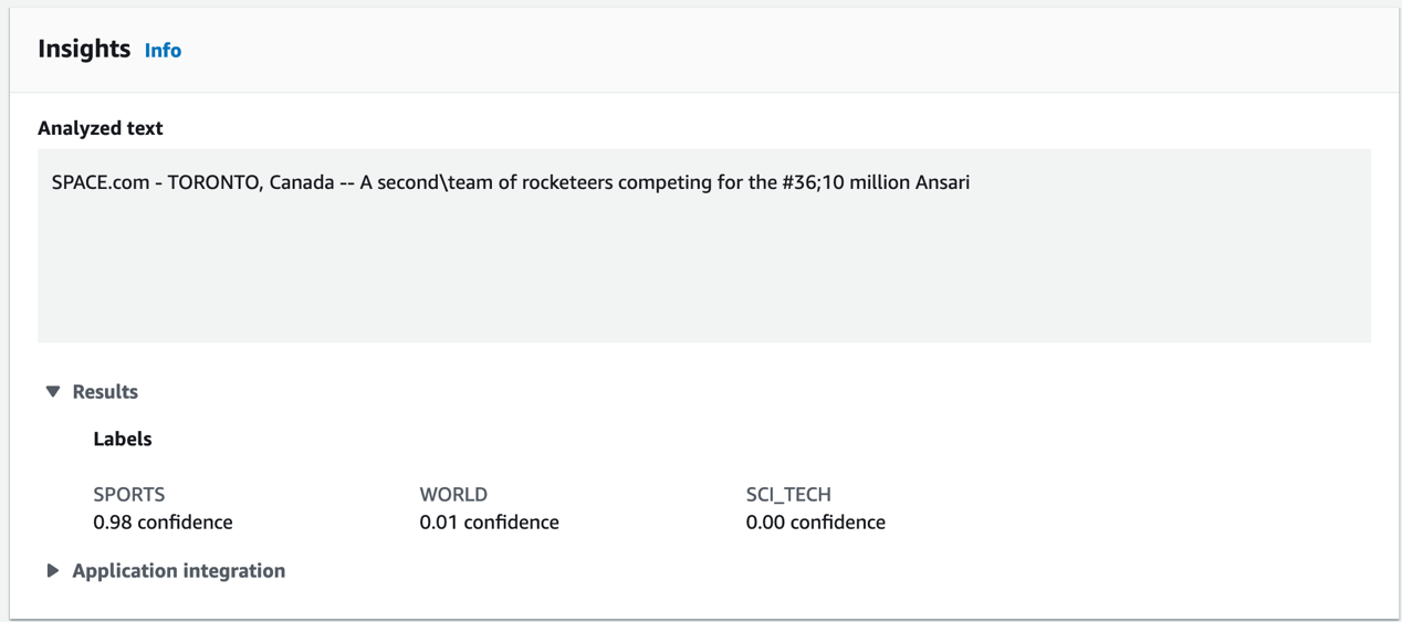 labels for the news topics.