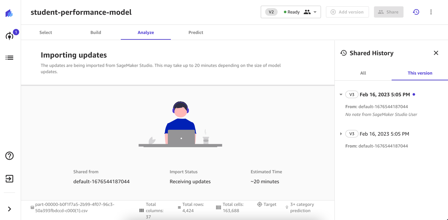 Canvas importing model