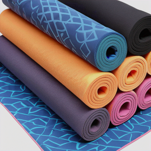 pile of yoga mat