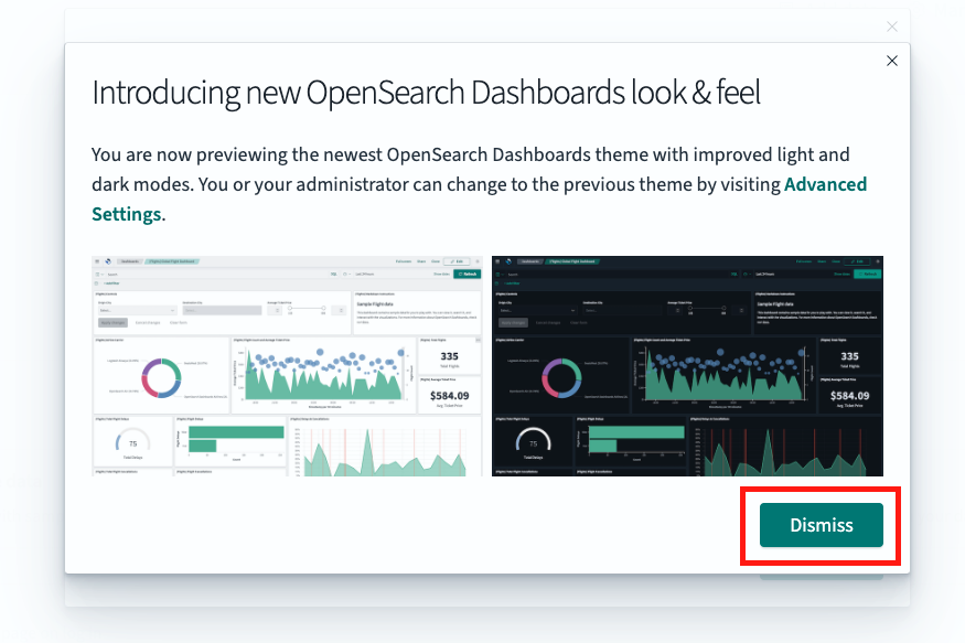 Disregard pop-up windows