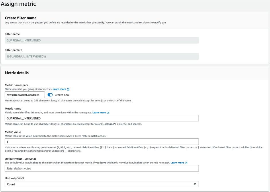 Assign metric guardrail intervened