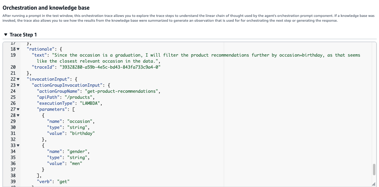 Another show trace and rationale