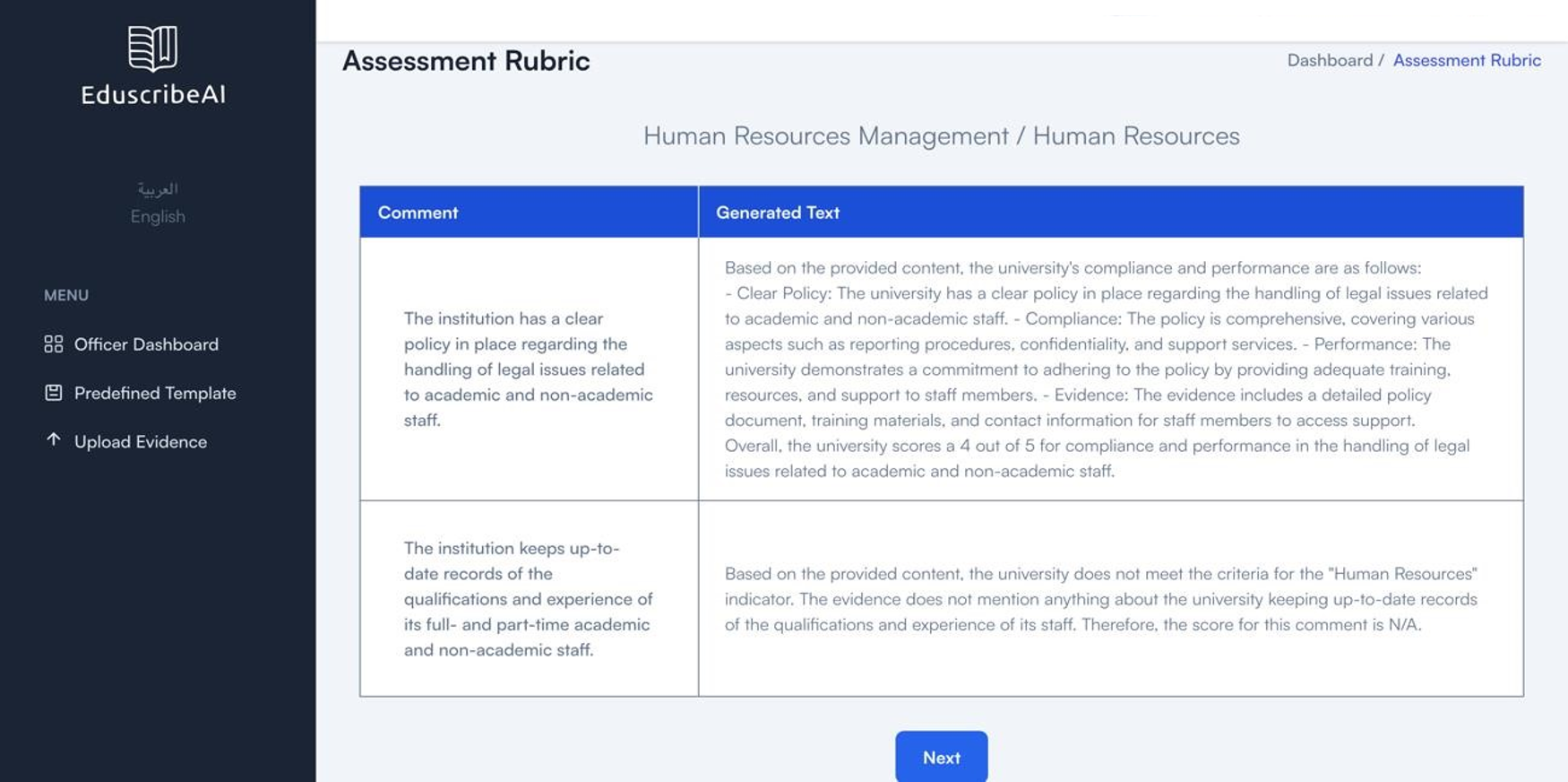 Amazon Bedrock generated response