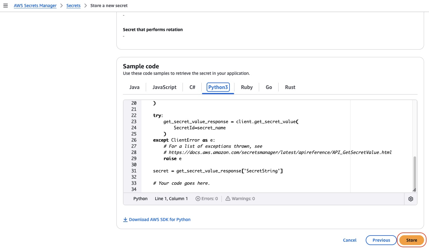 AWS Secrets Manager - Create Secret4