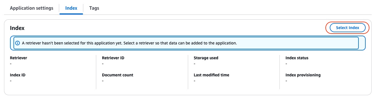 Q Business Create Index1