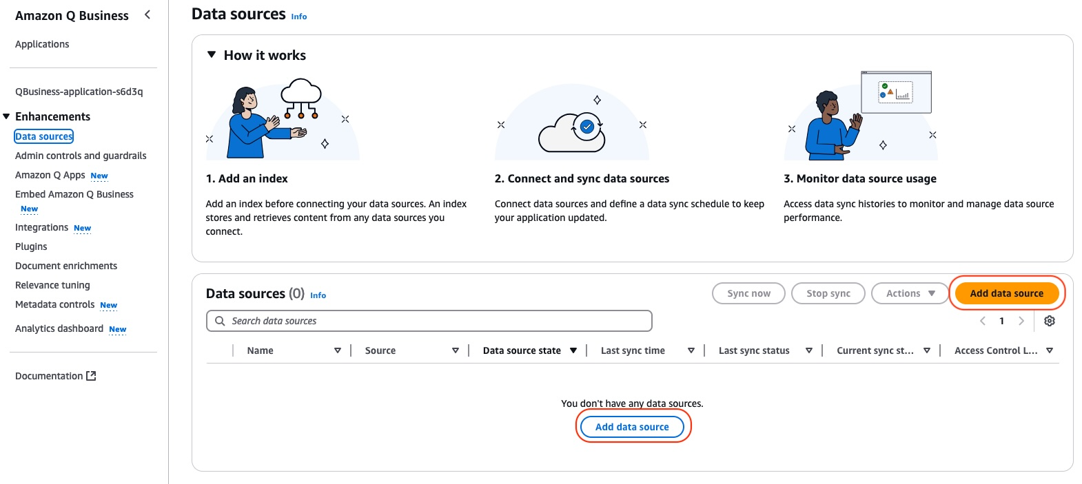 Q Business Add Data Source1