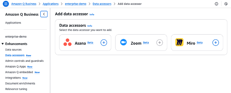 data accessor setup
