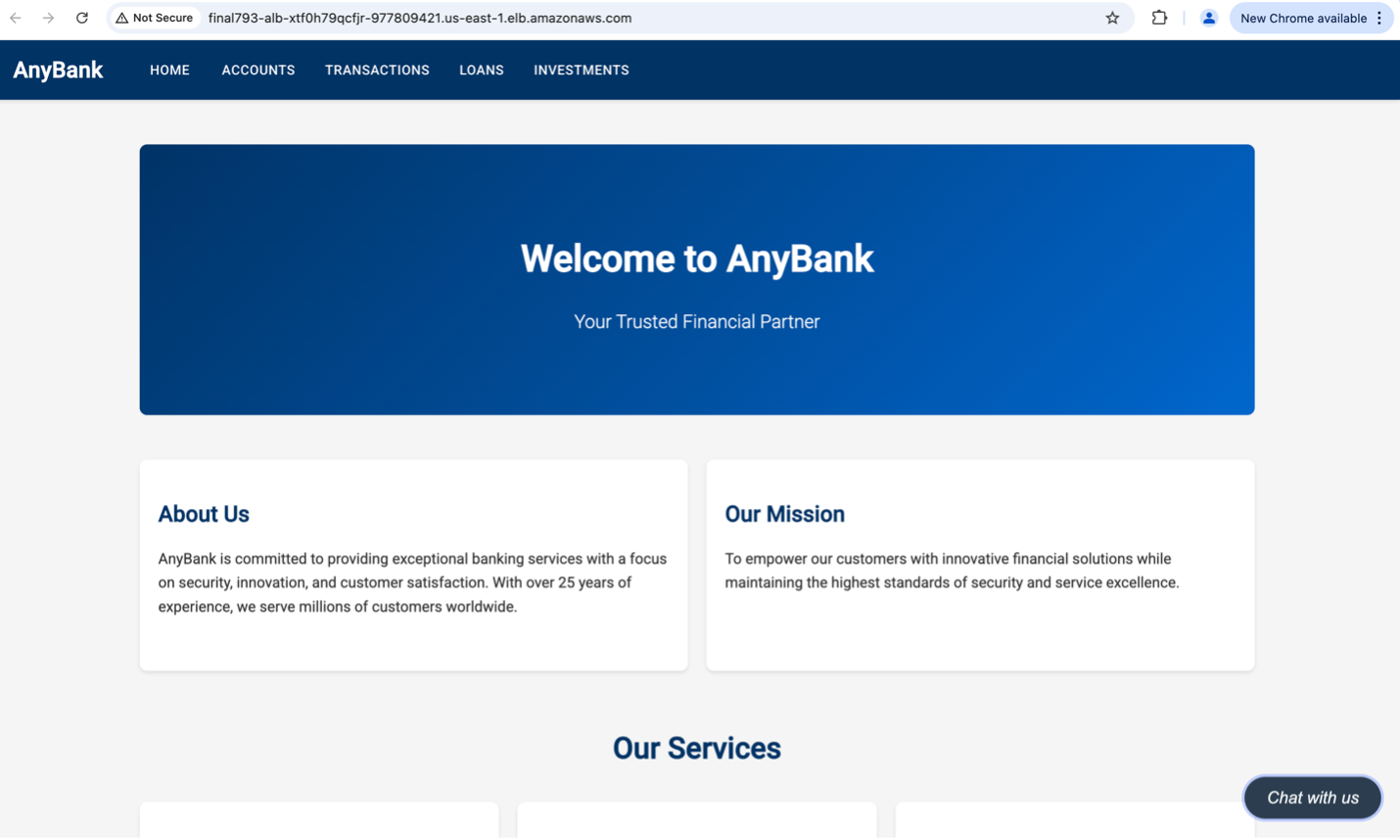 anybank portal page