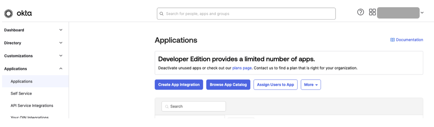 Okta Developer edition