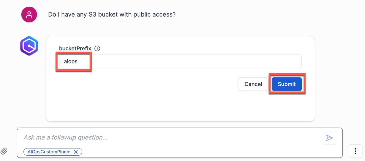 AIOps Chatbot - S3 buckets test