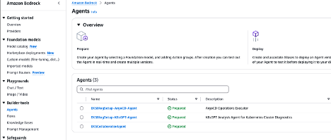 Bedrock agents