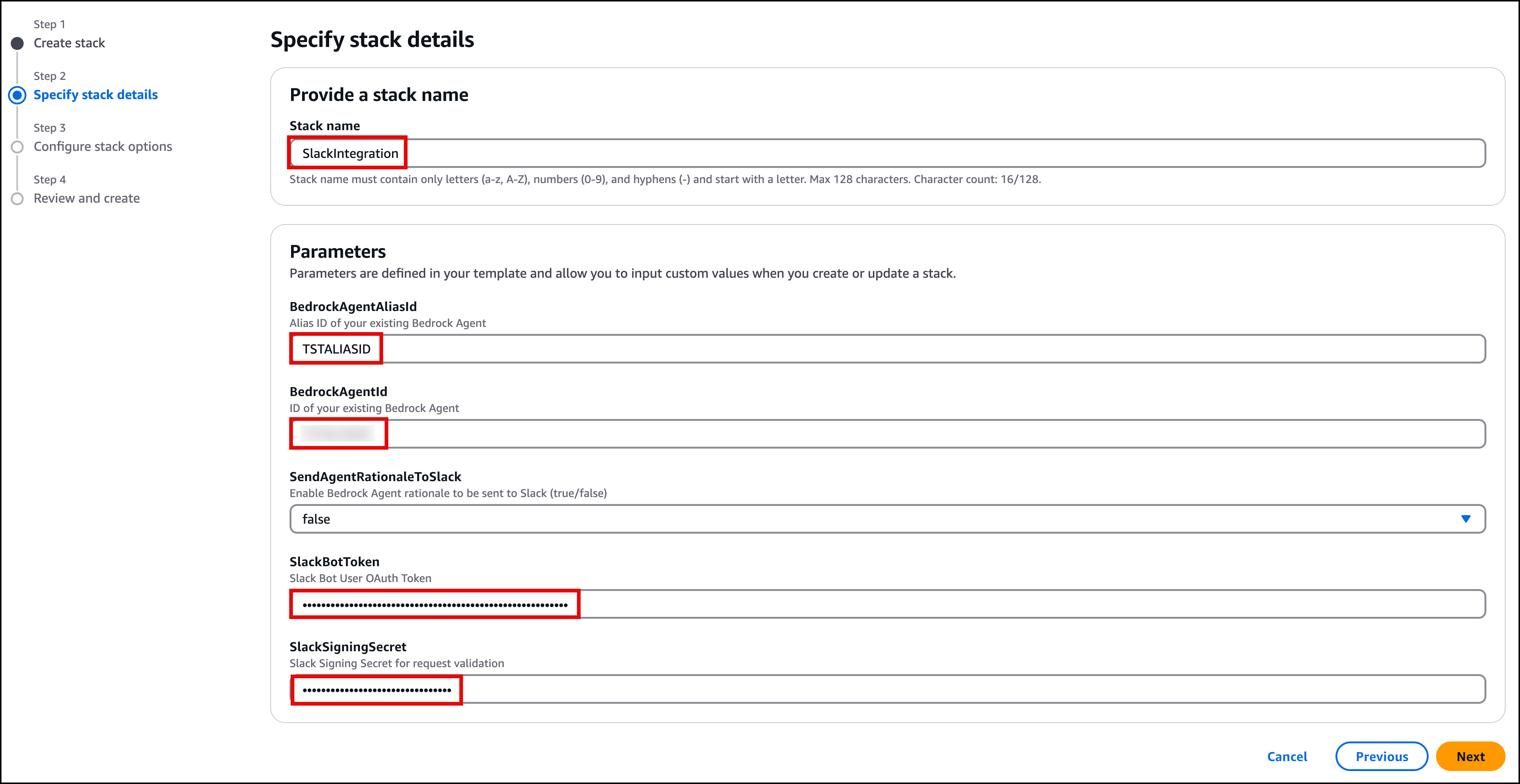 Slack Integration CFN Deployment