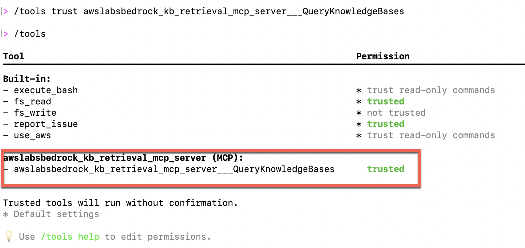 Amazon Q Developer CLI