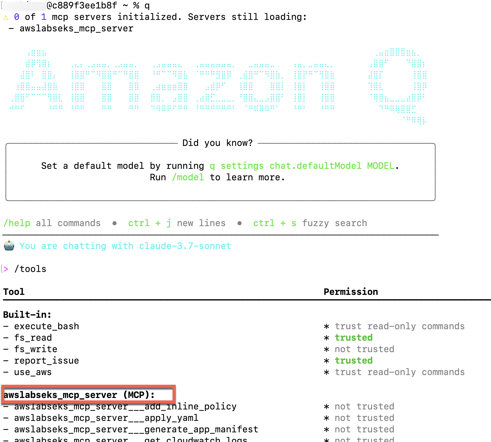 Amazon Q Developer CLI