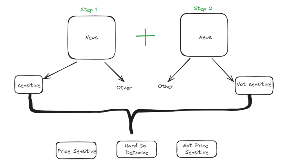 The two-step classification process