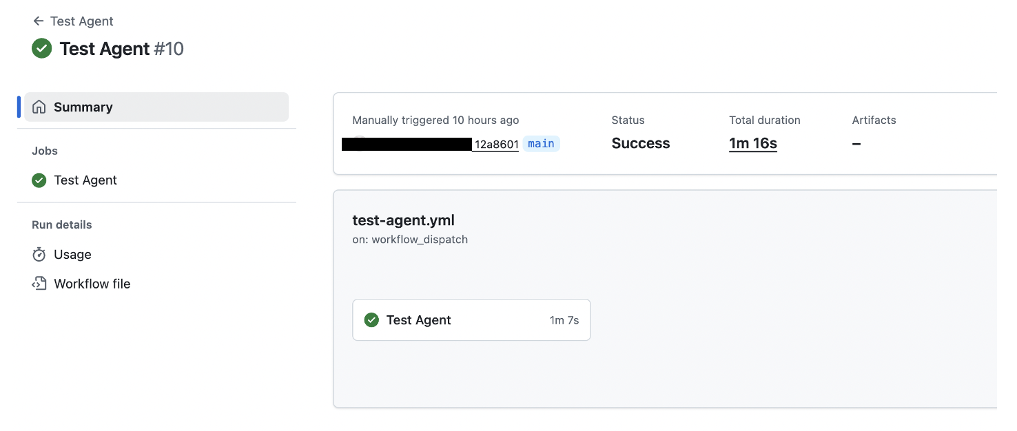 Test Agent Pipeline