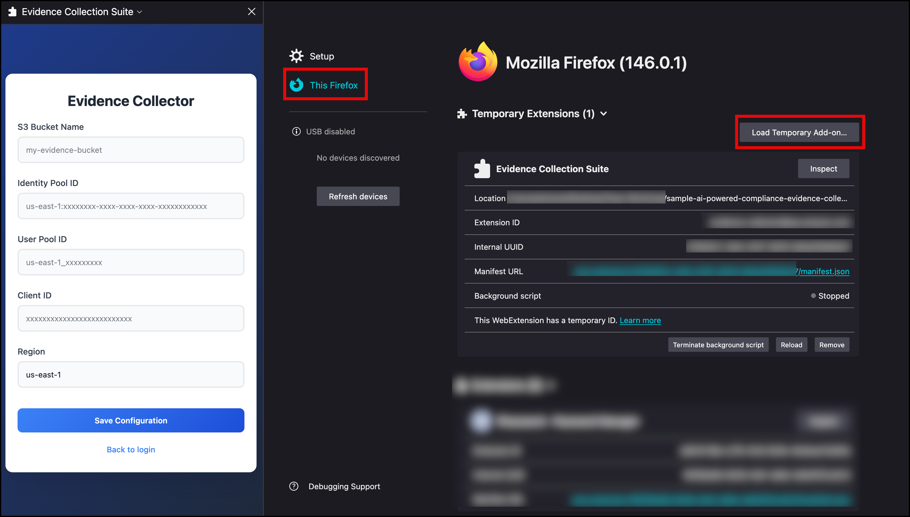 Evidence Collector Firefox Extension